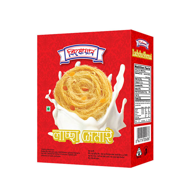 Kishwan Laccha Shemai 350g Box (লাচ্ছা সেমাই)
